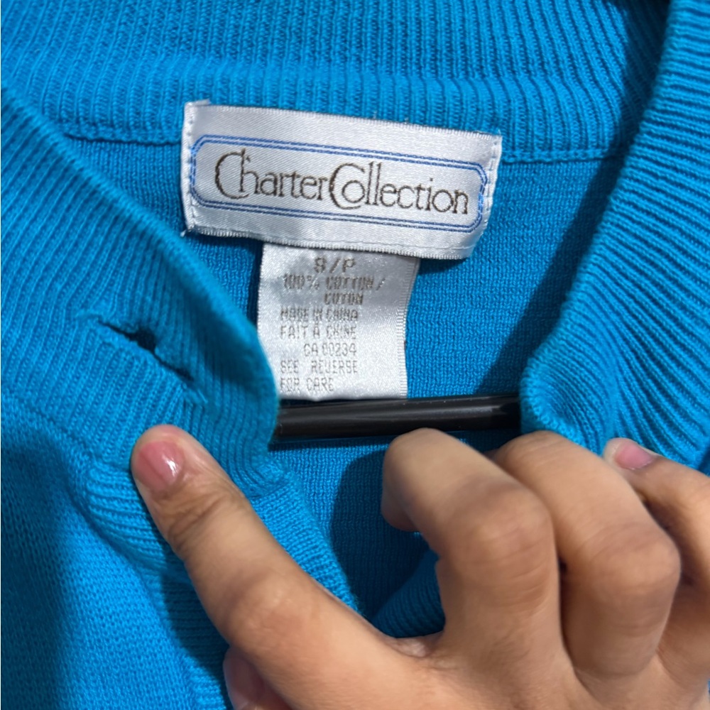 Vintage Blue Charter’s Collection Cardigan - Picture 2 of 3